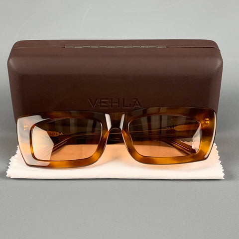VEHLA Camel Acetate Sunglasses
