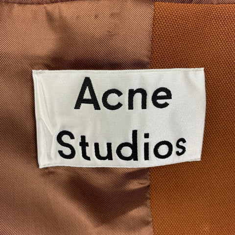 ACNE STUDIOS Size M Brown Polyester Wool Jacket Blazer