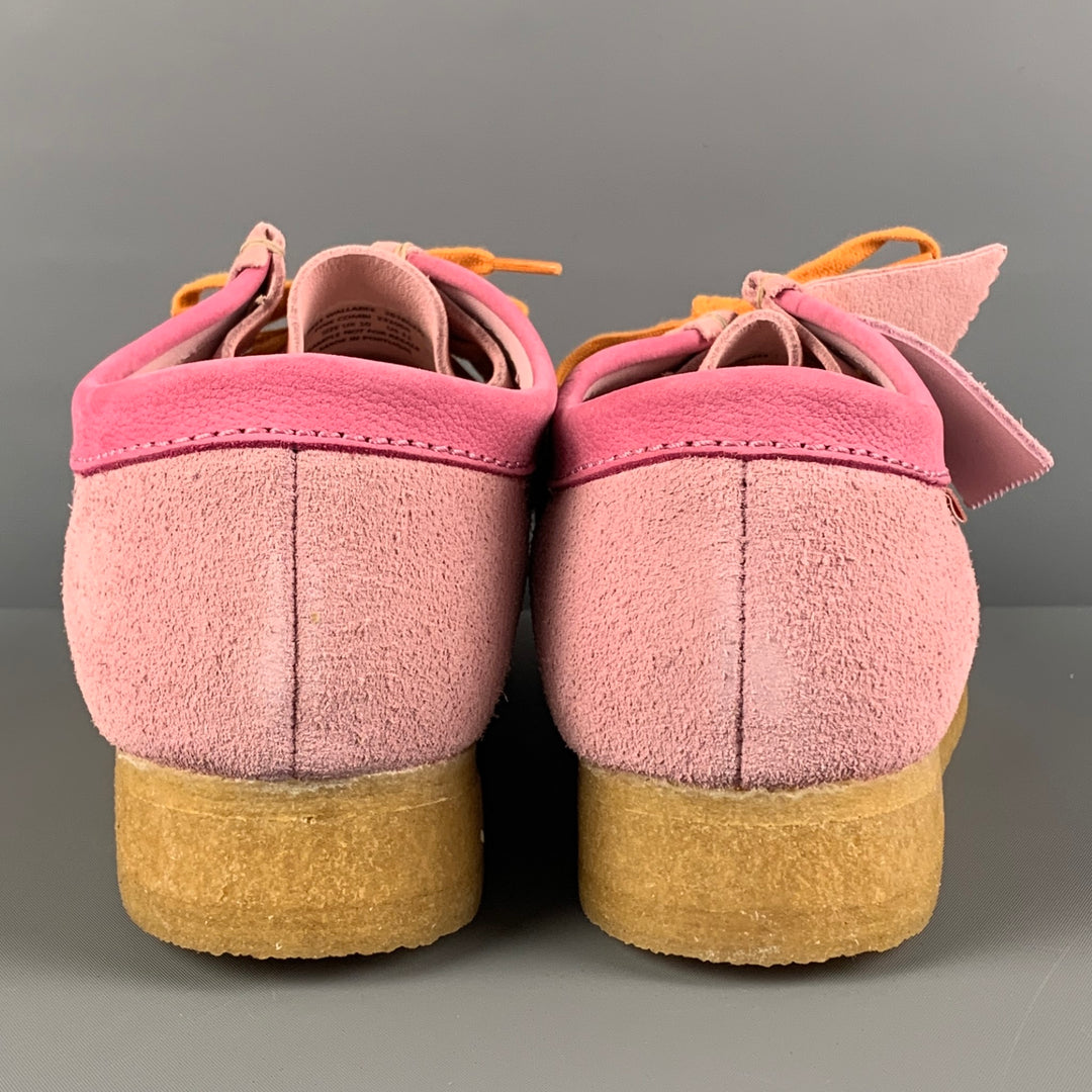 CLARKS x LEVI'S VINTAGE Size 11 Pink Suede Desert Lace Up Shoes