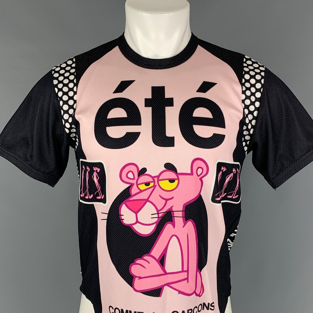 COMME des GARCONS HOMME PLUS SS 2005 Size M Pink Black Pink