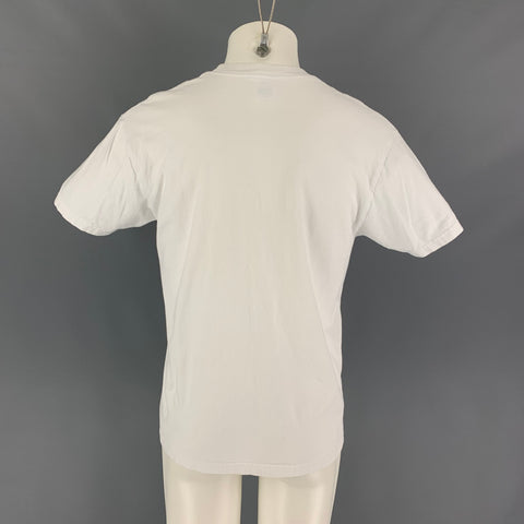 SUPREME Size M White Multi-Color Graphic Cotton Short Sleeve T-shirt