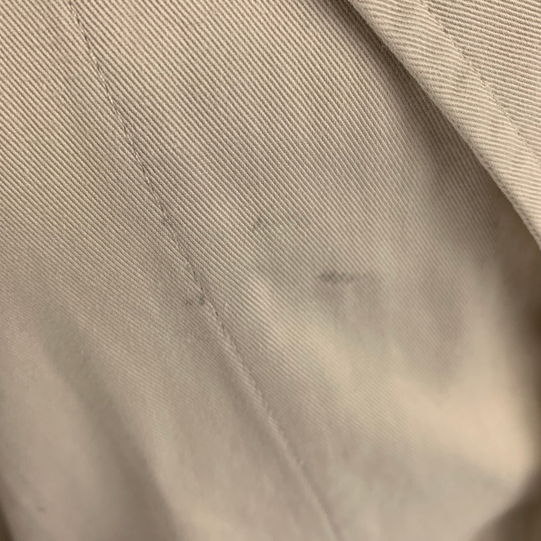 Chaqueta de algodón liso blanquecino talla UNIS 38
