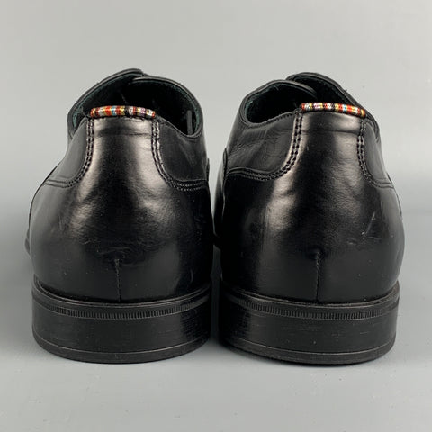 PAUL SMITH Size 8 Black Leather Lace Up Dress Shoes