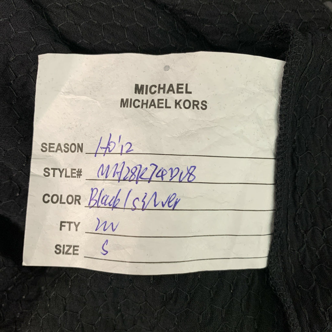 MICHAEL by MICHAEL KORS Size S Black Long Sleeve Below Knee Cocktail Dress