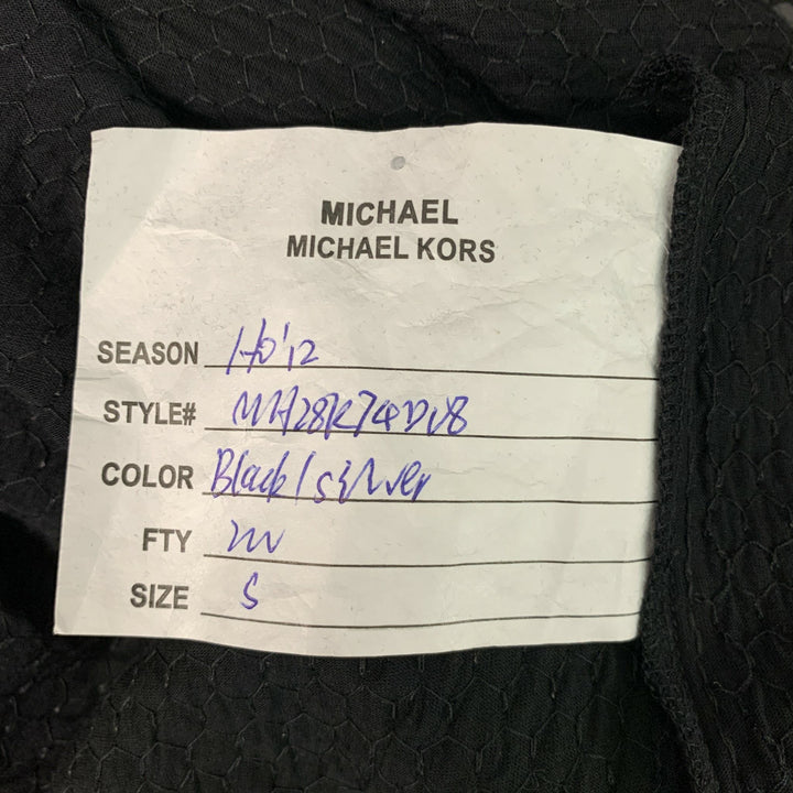 MICHAEL by MICHAEL KORS Size S Black Long Sleeve Below Knee Cocktail Dress
