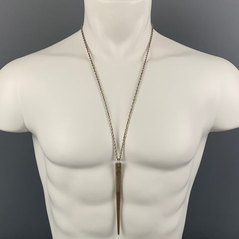PARTS OF FOUR Sterling Silver Long Pendant Necklace