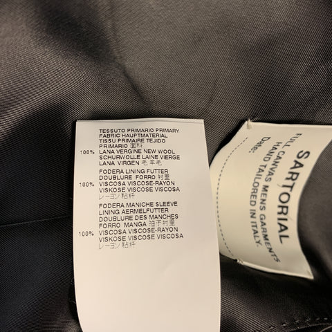 MAISON MARGIELA Sartorial Size 38 Gray Marbled Wool Peak Lapel Double Breasted Sport Coat