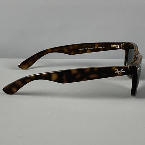 RAY-BAN Brown Tortoiseshell Nylon New Wayfarer Sunglasses