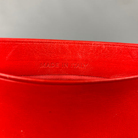 CHRISTIAN LOUBOUTIN Red Studded Leather Wallet