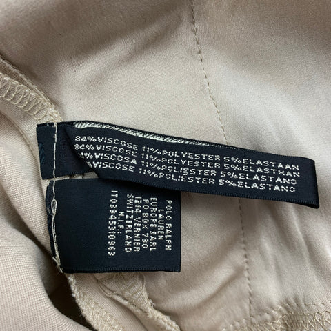 RALPH LAUREN Black Label Size M Beige Viscose Blend Dress Pants
