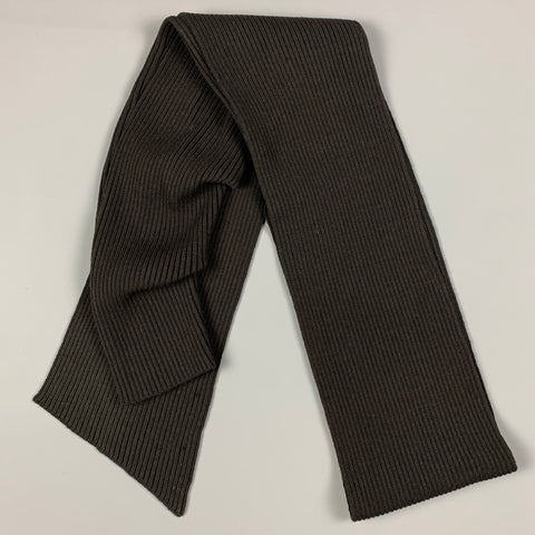 ANDERSON BELL Size S Black Knitted Wool Acrylic One Sleeve Scarf