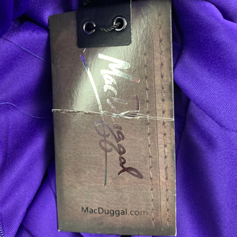 MAC DOUGAL Vestido flash con tirantes finos de poliéster morado talla 2