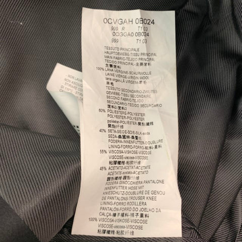 ARMANI COLLEZIONI Size 42 Black Wool Notch Lapel Sport Coat