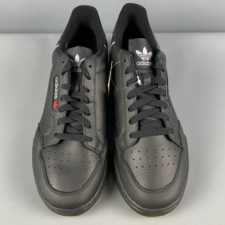 ADIDAS Size 10.5 Black Leather Low Top Continental 80 Sneakers – Sui  Generis Designer Consignment
