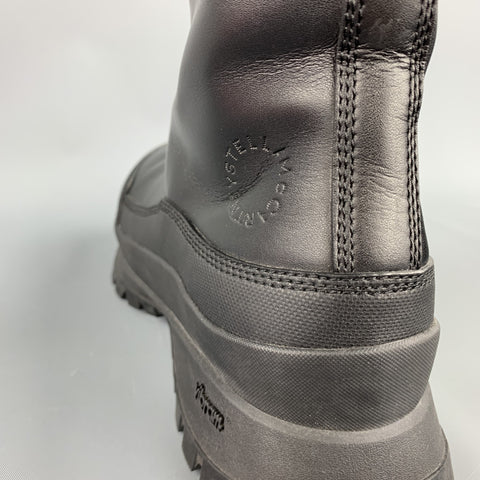 STELLA McCARTNEY Taille 10 Bottines à enfiler en simili cuir noir