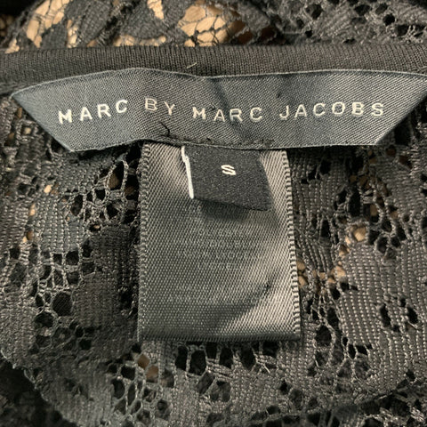 MARC by MARC JACOBS Size S Black Lace Polyester Dress