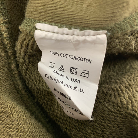 TODD SNYDER x CHAMPION Size M Olive & Brown Camo Cotton Hoodie Sweatshirt