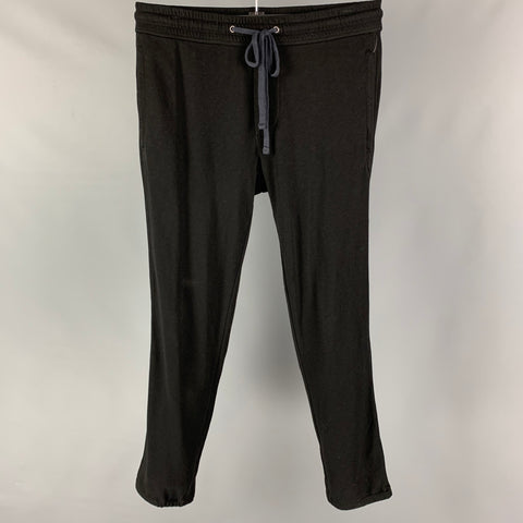 JAMES PERSE Size XS Black Cotton Casual Pants