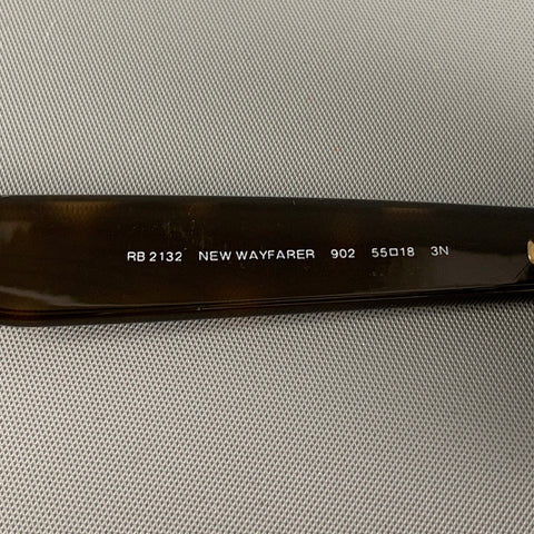 RAY-BAN Brown Tortoiseshell Nylon New Wayfarer Sunglasses