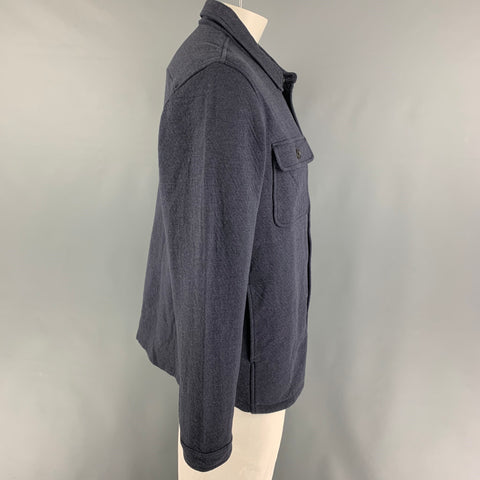 BILLY REID Taille XL Veste chemise en coton polyester marine