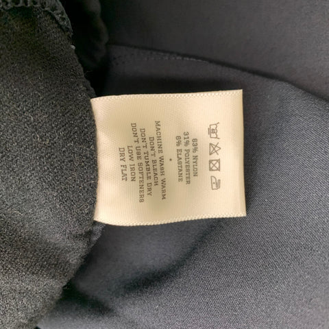 TRACKSMITH Talla L Pantalones deportivos de mezcla de nailon liso negro Pantalones casuales