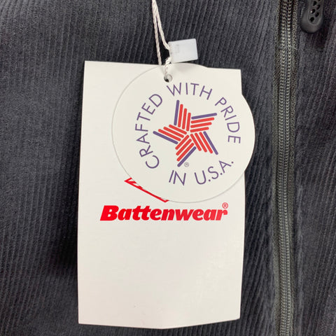 BATTENWEAR Size L Charcoal Corduroy Cotton Elastic Waistband Bouldering Pants