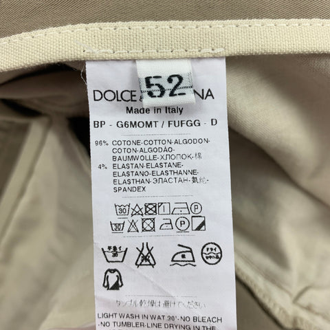 DOLCE & GABBANA Size 36 Khaki Cotton Chino Shorts