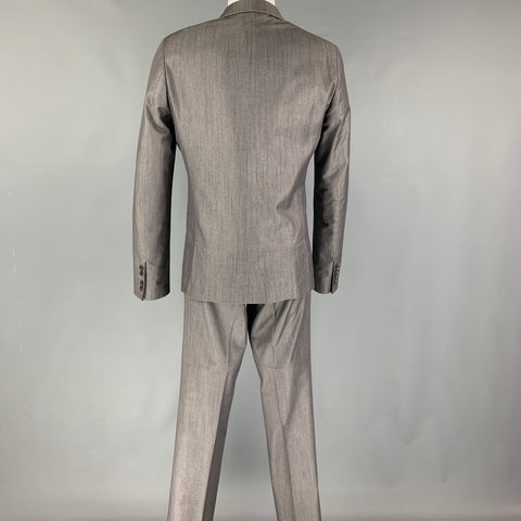 PHILIPP PLEIN Size 38 Light Gray Cotton Blend Single Button Suit