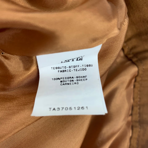 JEAN PAUL GAULTIER Size 38 Tan Suede Flat Front Casual Pants