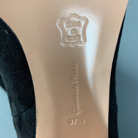 GIANVITO ROSSI Size 7.5 Black Pull On Boots