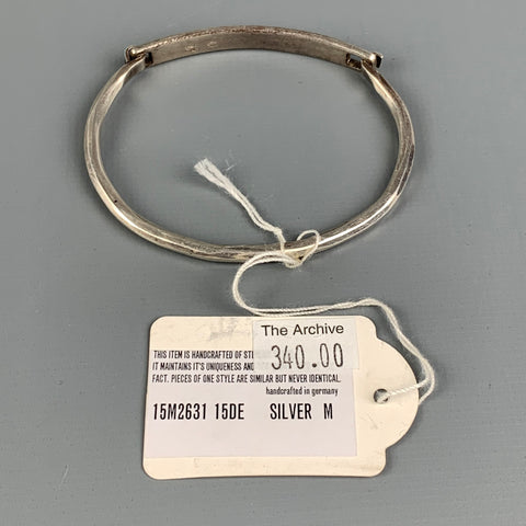 WERKSTATT:MUNCHEN Sterling Silver Closure Tag Tool Traces Bracelet