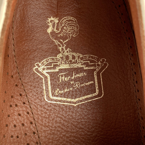 FLORSHEIM Size 11 Ivory Two Toned Leather Lace Up Shoes