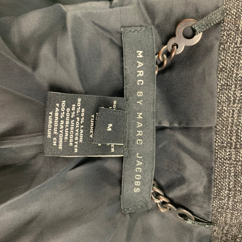 MARC by MARC JACOBS Chest Size M Charcoal Heather Wool Blend Sport Coat