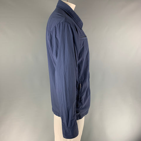 COMME des GARCONS Chest Size L Blue Nylon/Acrylic Windbreaker Jacket