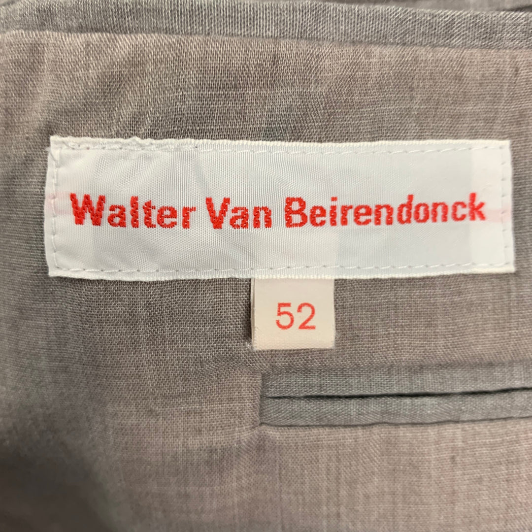 WALTER VAN BEIRENDONCK SS 14 Size 42 Grey Multi-Color Woven Sport Coat