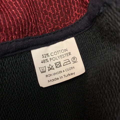 DRIES VAN NOTEN S/S 16 Size M Red & Black Sequined Cotton / Polyester Vest