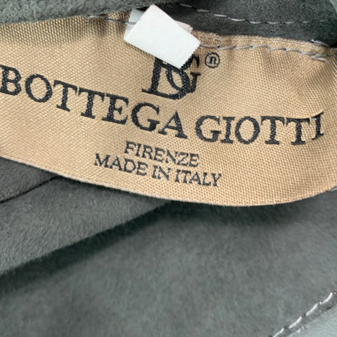 BOTTEGA GIOTTI Size XS Grey Leather Suede Reversible Coat