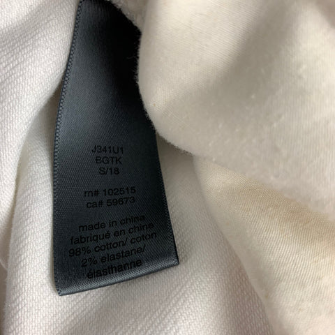JOHN VARVATOS Size 31 Off White Cotton Blend Jeans