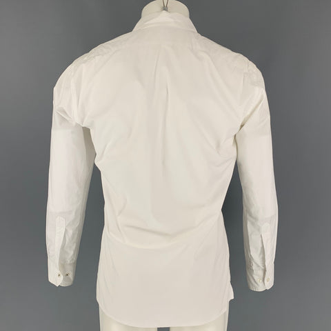 UNIVERSAL WORKS Size M White Cotton Long Sleeve Shirt