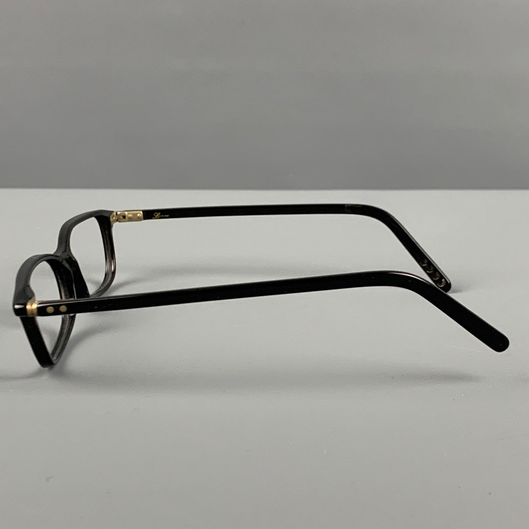 LUNOR Black Acetate Frames