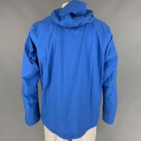 KJUS Size 46 Blue Polyamide Waterproof Hooded Mythos 3L Jacket