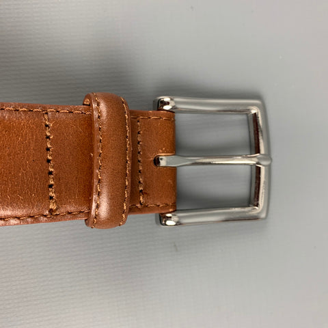 J.CREW Size 32 Brown Leather Belt