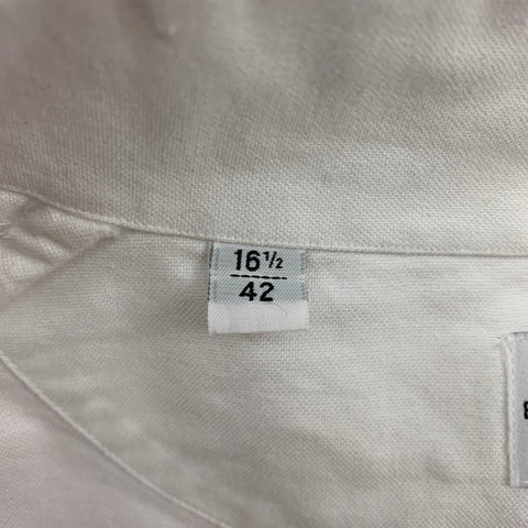 EIDOS Taille M Chemise à manches courtes en coton blanc
