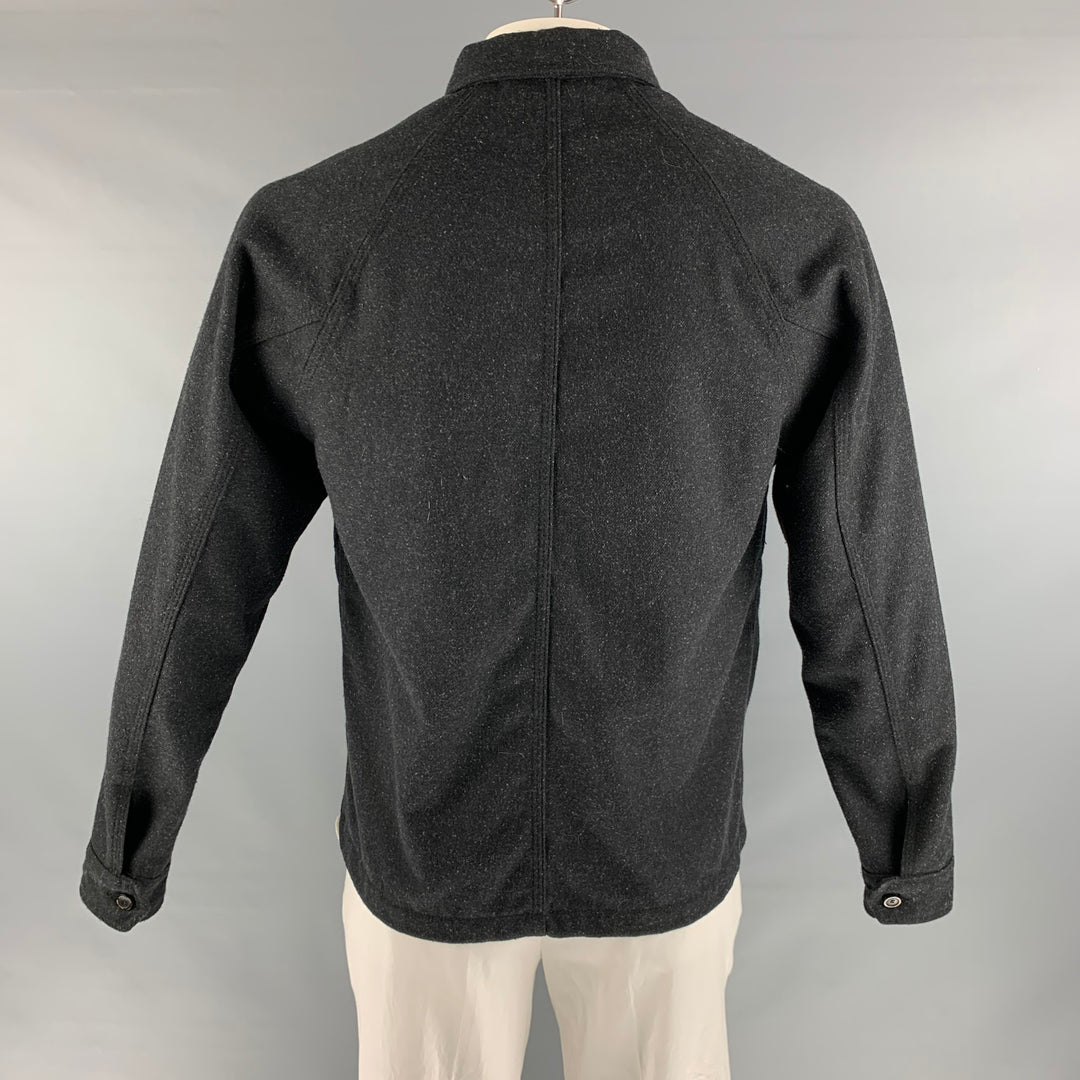 APOLIS GLOBAL CITIZEN Chest Size L Size L Black Grey Nailhead Wool