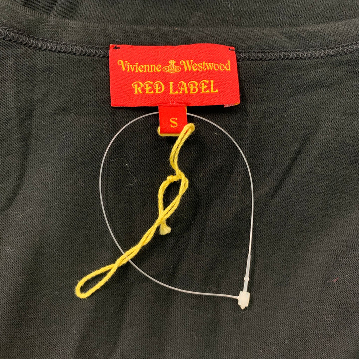 VIVIENNE WESTWOOD RED LABEL Talla S Camiseta de algodón con logo bordado en negro