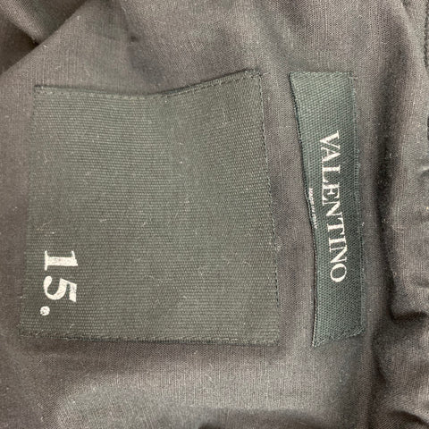 VALENTINO Taille 40 Blouson Bomber En Polyamide Clouté Noir