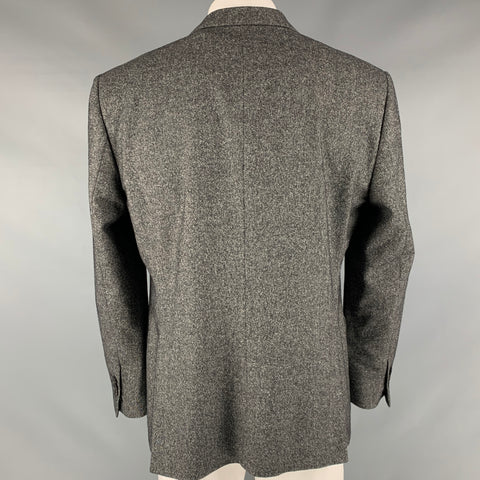 KENT and CURWEN Size 46 Grey Heather Wool Silk Cashmere Sport Coat