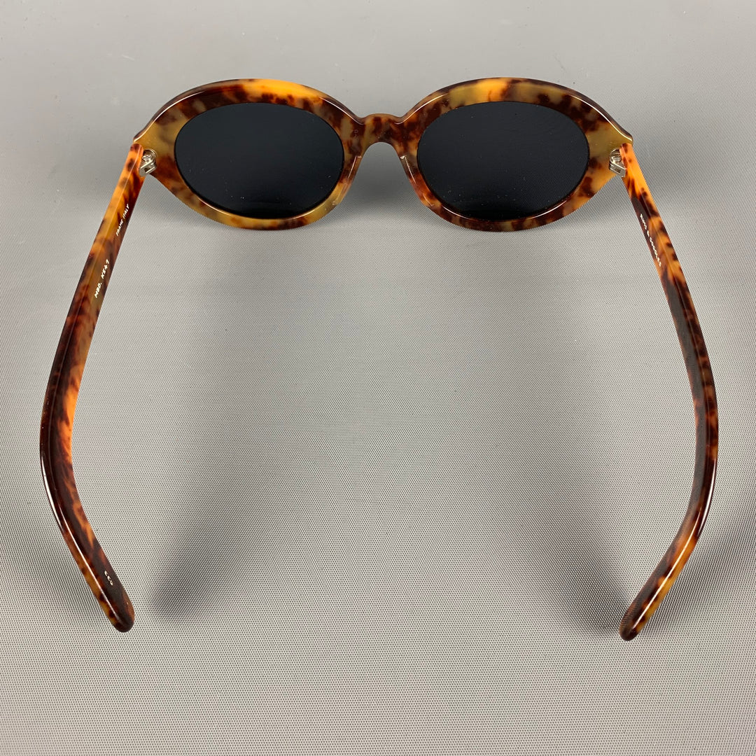 RIMS & GOGGLES Brown Tortoise Shell Acetate Sunglasses