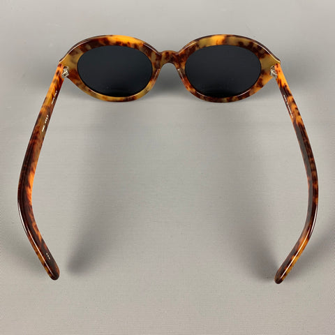 RIMS &amp; GOGGLES Lunettes de soleil marron en acétate écaille de tortue