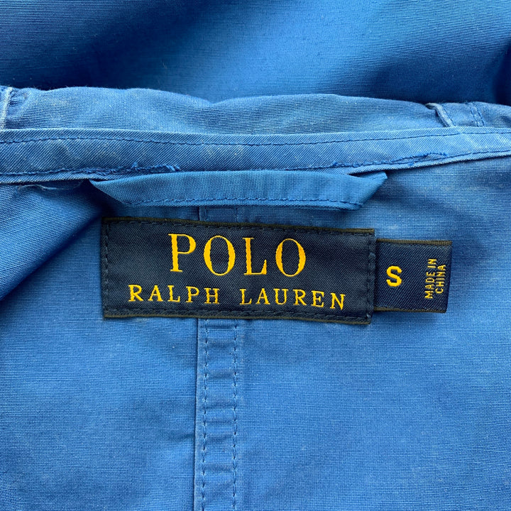 POLO by RALPH LAUREN Size S Blue Cotton / Nylon Hooded Jacket